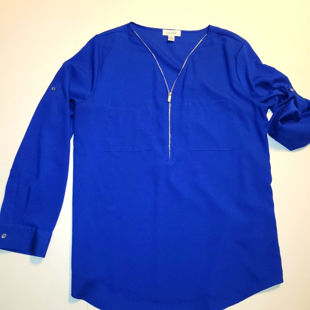 Calvin Klein Zip Blouse